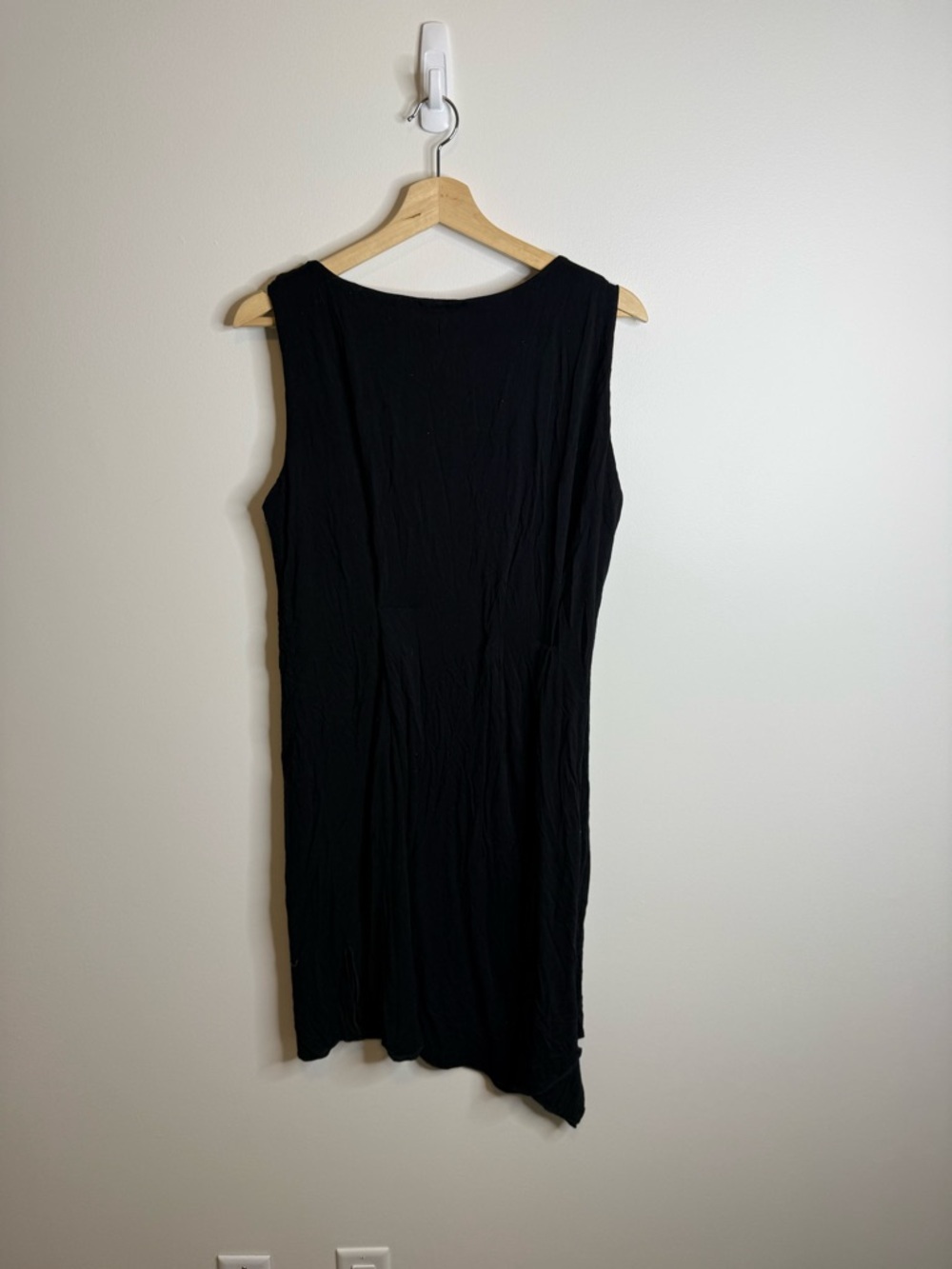 Kinross Black Sleeveless Midi Shift Dress size large made in the USA - Picture 6 of 6